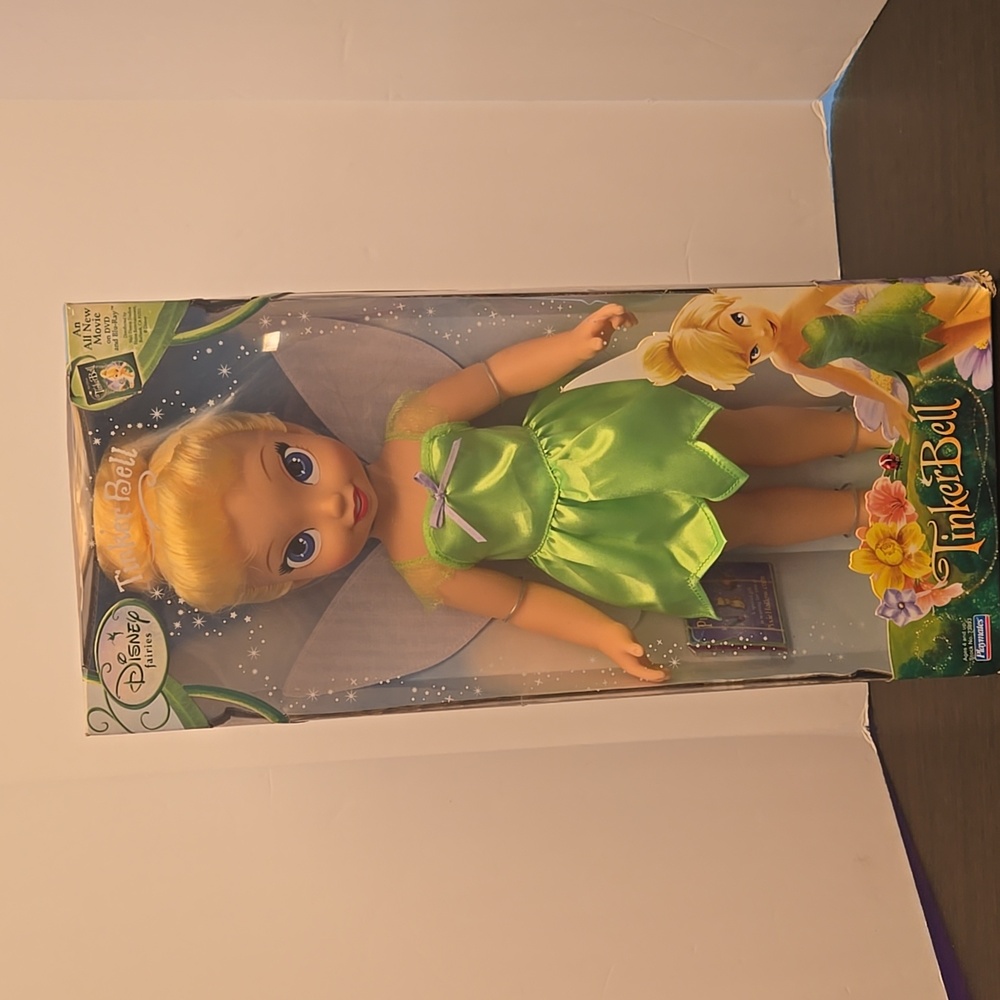 Tinker bell Disney Tinker Bell Doll in Shimmering Green Dress